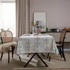 TABLE doek Amerikaans tafelkleed voor bladafdruk Menging eetkamer stof rechthoekige hoes vintage diner decor