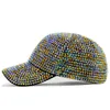 Luxo de lantejouno Rhinestone Diamond Baseball Cap para mulheres mulheres Chapéus de verão Girl Hip Hop Hat Men Clube de festas Caps