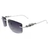 Designer-Strand-Paar-Sonnenbrillen für Herren und Damen 20 % Rabatt auf Suqare Men Limited Panther Brand Shades Brillen Vintage-FahrbrillenKajia