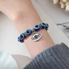 Charm Bracelets KISSWIFE Vintage Devil's Eye Beaded For Women Men Silver Color Palm Pendant Turkey Lucky Jewelry 2023