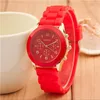 Polshorloges jelly gel quartz pols horloge luxe sport unisex analoog siliconen rubber dames kind