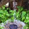 Garden Decorations 9V 8W Solar Fountain Water Remote Control Floating Pump With Light For Decoration