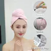 Towel Microfiber Dry Hair Shower Cap Strong Water Absorbent Triangle Hat Girl Washing Quick-drying Wiping ToolTowel