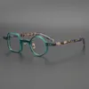 مصمم فاخر جديد للرجال والنساء النظارات الشمسية بنسبة 20 ٪ قبالة مربع اليابانية جولة مخصصة للنظارات الفنية المصنوعة يدويًا للرجال النساء