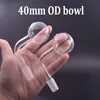 10 pièces XXXL taille 4 cm grosse boule verre tuyau d'huile bols 10mm 4mm 18mm mâle femelle verre brûleur à mazout tuyau Transparent clair tabac bol plié adaptateur de narguilé