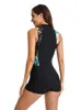 Badebekleidung Rashguard Bademode Damen 2023 Badeanzüge Ärmellos Beachwear Sport Surfen Badeanzüge für UPF 50 230325