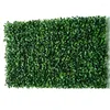 装飾的な花40x60cm人工植物壁芝生のフェイクリーフターフガーデンプライバシーフェンスショッピングセンターグリーンカーペット偽草の装飾