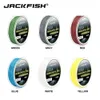 Acessórios de pesca Jackfish 100m 8 Strand PE Silited Fishing Line 10-80lb Linhas de pesca multifilamedora