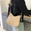 Akşam çantaları halo renkli omuz çantası kadın tasarımcı kova crossbody vintage fermuarlı el çantaları moda kese