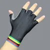 Rękawiczki sportowe rękawiczki sportowe Mężczyzny Kobiety Pięć kolorowych rowerów rękawicy luvas guantes Ciclismo 230325