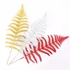 Kwiaty dekoracyjne 10pcs Faux Leaf Fashion Desktop Dekor świąteczny