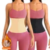 Damen Shapers MISTHIN Doppelgürtel Taillenmieder Trainer Abnehmen Faja Body Shaper Latex Korsett Verstellbare Formwäsche Flacher Bauch Postpartum Wrap 230325