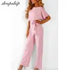 Kobiety Jumpsuits Rompers Dropshipsus kombinezon rompers damski kombinezon dla kobiet kombinezon streetwear romper wiosna lato koronka z krótkim rękawem 230325