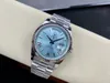 Com caixa original moda masculina relógio 41mm datejust movimento mecânico automático relógios masculinos mostrador azul pulseira de aço inoxidável esportes 2023 melhor qualidade