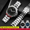 Bracelets de montre Bracelet en acier inoxydable 316L pour Bracelet PAM 24mm haute qualité argent extrémité incurvée Watchband200J