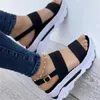 Sandalen 2023 Mode Wedge vrouwelijk platform Buckle Strap Street Summer Outdoor Shoes Punk Beach Wedges Women Sandalias de Mujer AA230325