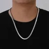 Kedjor Fashion Snakebone Chain Men Necklace Choker rostfritt stål Herringben för kvinnor smycken gåva.