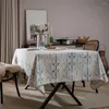 TABLE doek Amerikaans tafelkleed voor bladafdruk Menging eetkamer stof rechthoekige hoes vintage diner decor