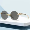 10% de réduction sur les lunettes de soleil de luxe pour hommes et femmes, 20% de réduction sur les jambes de peinture à tête ronde sans monture, lunettes de mode personnalisées