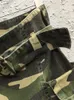 Юбки Deat Fashion Trend Trend Camouflage Cargo Denim Юбка женщин с высокой талией Slim Fit Pocket Hip Prap A-Line Spring 11xx0242 230325