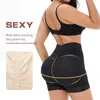 Donne femminili Donne Shincing Tummy Control Shorts Butt Sollevando Mancciale in vita High Waist Mutandine Compressione Addome Postpartum Postpartum Body Shaper Plus size 230325