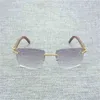 Luksusowe projektanta okularów przeciwsłonecznych 20% zniżki na naturalne drewno mężczyźni czarny biały bawołowy rogu okulary kobiety
