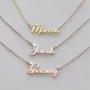 Pendant Necklaces Sandra Name Necklace Custom For Women Girls Friends Birthday Wedding Christmas Mother Days Gift