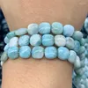 Perlen 8mm natürlicher blauer Larimar 15'' quadratisch DIY lose für Schmuckherstellung Frauen Armbänder Halskette Ohrring Geschenk