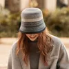 Stingy Brim Hats 2023 French Fisherman Hat For Women Fashionable Autumn and Winter Elegant Wool Basin Retro Simple Light Luxury Warm Felt