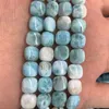 Perlen 8mm natürlicher blauer Larimar 15'' quadratisch DIY lose für Schmuckherstellung Frauen Armbänder Halskette Ohrring Geschenk