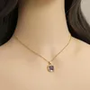 Chains Arrival Fashion Necklaces Women Classic Square Luxury Pendant Jewelry