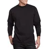 Men's T Shirts Big Promotion Fashion Solid Color Long Sleeve Sports Tops Male Casual Round Collar Plus Size Shirt Est