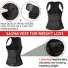 Women's Shapers Sauna Waist Trainer Vest Workout Body Shaper Women Neoprene Sweat Slimming Sheath Double Tummy Control Trimmer Belts Corset Top 230325