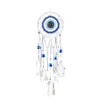 Creative Dream Catcher Metal Bell Wind Chime Hanging Ornament Metal Aluminium Tube Feather Wall Decoration 1224167