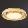 Ceiling Lights Light Luxury Post-modern Minimalist Living Room Bedroom Lamp Round Nordic Personality Creative Study Golden