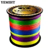 Accessoires de pêche YEMIHT 300M 8 brins 4 brins japon tressé ligne de pêche Multifilament tressé pour la pêche à la carpe P230325