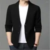 Men's Sweaters Top Grade Autum Winter Brand Fashion Knit Blazer Mens Cardigan Slim Fit Sweater Casual Coats Jacket Clothes 2023