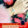 Bangle Leeker Korean Style Opal Hollow Leaf Armband For Women Rose Gold Silver Color Jewelry 2023 Bröllopstillbehör 203 LK6