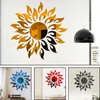 Wall Stickers Sun Mirror Sticker 3D TV Background DIY Decor Decal Art Mural Bedroom Bath Room Decoration