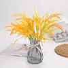 Decorative Flowers 7 Fork Artificial Wheat Spike Bouquet Ornaments Wedding Home Decoration Party Christmas Plant