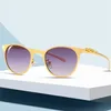 30% OFF Luxury Designer New Men's and Women's Sunglasses 20% Off head full round cat's eye glasses metal optical frame