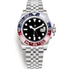 남성 패션 시계 세라믹 고급 자동 기계식 40mm 스테인리스 스틸 접힌 버클 스트랩 사파이어 유리 유리 세라믹 코크스 베젤 캘린더 Montre de Luxe Watchs