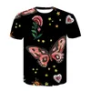 Herr t-skjortor Cherry Blossom Branch T-shirt sommar söta flickor pojkar super blommor konsttryck fritid