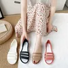 Sandaler Kvinnor Summer Flat Sandals 2022 Open-Toed Slides tofflor Candy Color Casual Beach Outdoot Female Ladies Jelly Shoes AA230325