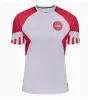 T-shirts hommes 2023 Danemark T-shirt ERIKSEN HOME RED AWAY BLANC 2023 2024 HOJBJERG CHRISTENSEN SKOV OLSEN BRAITHWAITE DOLBERG Chemises de football