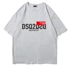 DSQ2 tshirt Casual Fashion Trend T-shirt Semplice classica lettera stampa Coppia Felpa unisex DSQ ICON2 Street Fashion Girocollo in cotone manica corta DT794