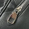 Designer Messenger Bags Men Genuine Leather Embossed Handbag Oversized Pattern Zipper Front Pocket Removable Strap/Handle Man Shoulder Crossbody Male Briefcases