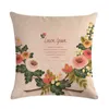 Pillow Home Decor Cover Spring Is In The Air Throw Pillowcase Covers S Cojines Decorativos Sofa ZY1083