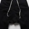 Męskie spodnie streetwearu męskie harem jogger bawełna 2023 Elastyczna talia kropla krocza luźne spodnie dresowe czarne high street