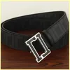 2024Genuine Leather Belt Men عرض 4.0 سم مصمم أزياء أحزمة الأسود مشبك خطاب الخصر Cintura ceintures F الحزام للنساء Gurte